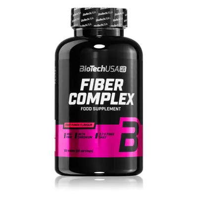 BioTechUSA Fiber Complex žvýkací tablety pro kontrolu hmotnosti příchuť Fruit Punch 120 tbl