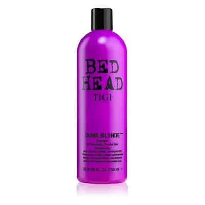 TIGI Bed Head Dumb Blonde šampon pro chemicky ošetřené vlasy 750 ml