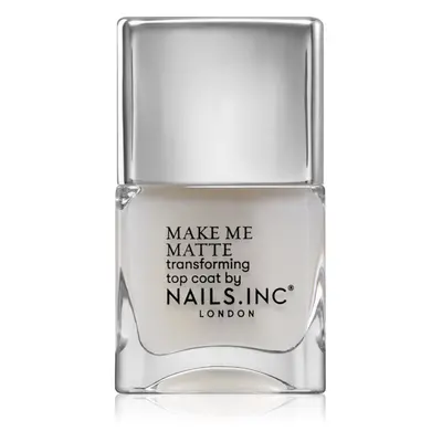 Nails Inc. Better on Top Matte rychleschnoucí vrchní lak s matným efektem 14 ml