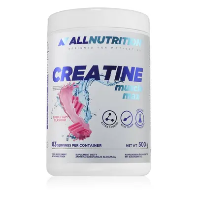 Allnutrition Creatine Muscle Max podpora sportovního výkonu příchuť Bubble Gum 500 g