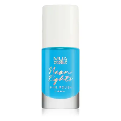 MUA Makeup Academy Neon Lights neonový lak na nehty odstín Current 8 ml