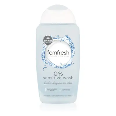 Femfresh Sensitive mycí emulze na intimní hygienu bez parfemace 250 ml