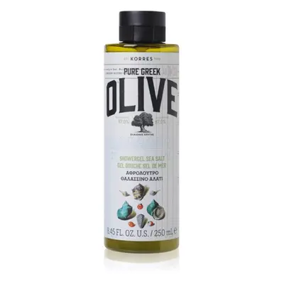 Korres Pure Greek Olive & Sea Salt osvěžující sprchový gel 250 ml