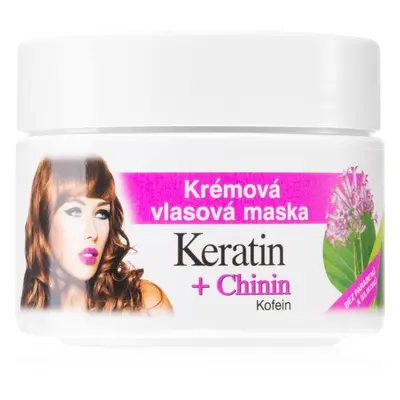 Bione Cosmetics Keratin + Chinin krémová maska na vlasy 260 ml