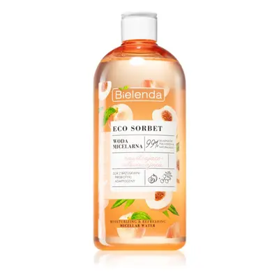 Bielenda Eco Sorbet Peach hydratační micelární voda 500 ml