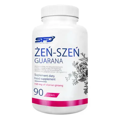 SFD Nutrition Ginseng Guarana podpora koncentrace a duševního výkonu 90 tbl