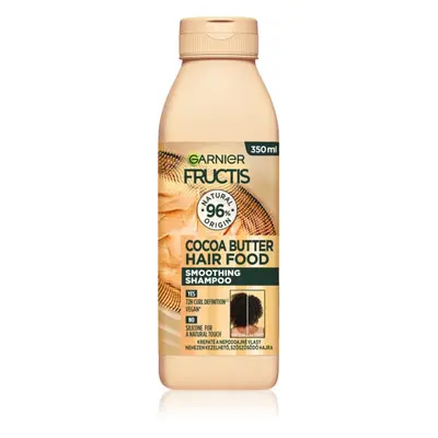 Garnier Fructis Cocoa Butter Hair Food vyhlazující šampon pro nepoddajné vlasy 350 ml