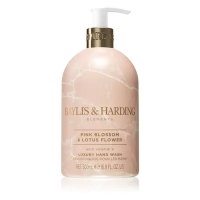 Baylis & Harding Elements Pink Blossom & Lotus Flower tekuté mýdlo na ruce 500 ml