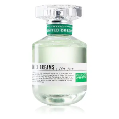 Benetton United Dreams for her Live Free toaletní voda pro ženy 80 ml