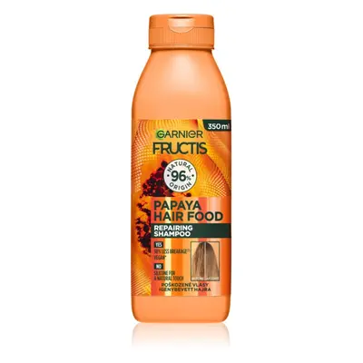 Garnier Fructis Papaya Hair Food regenerační šampon pro poškozené vlasy 350 ml