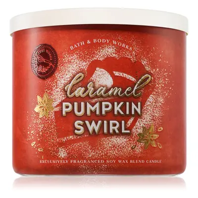 Bath & Body Works Caramel Pumpkin Swirl vonná svíčka 411 g