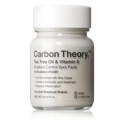 Carbon Theory Tea Tree Oil & Vitamin A lokální péče proti akné 30 ml