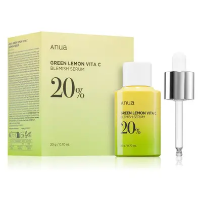 Anua Green Lemon Vita C Blemish Serum Mask rozjasňující plátýnková maska proti vráskám 25 ml