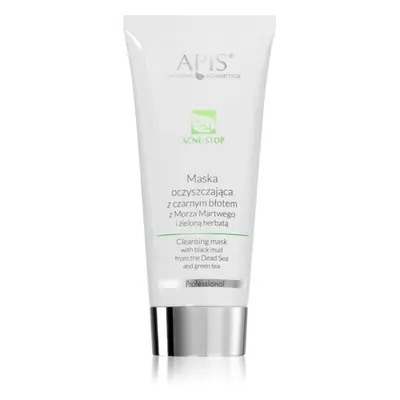 Apis Natural Cosmetics Acne-Stop Professional hloubkově čisticí maska pro mastnou pleť se sklone