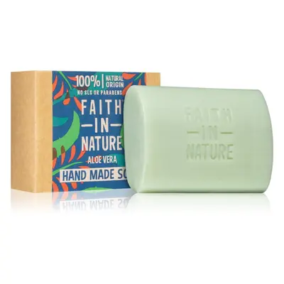 Faith In Nature Hand Made Soap Aloe Vera přírodní tuhé mýdlo s aloe vera 100 g