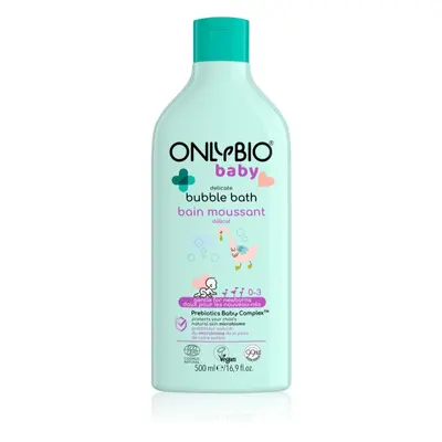 OnlyBio Baby Delicate bublinková koupel a mycí gel pro děti od narození 500 ml