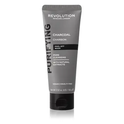 Revolution Skincare Purifying Charcoal slupovací maska proti černým tečkám s aktivním uhlím 100 