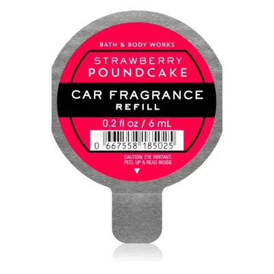 Bath & Body Works Strawberry Pound Cake vůně do auta náhradní náplň 6 ml