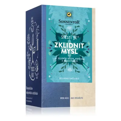 SONNENTOR Štěstí je® zklidnit mysl BIO bylinný čaj dvoukomorový sáček 18x1,7 g