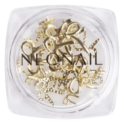 NEONAIL Nail Art 3D Bows dekorace na nehty odstín Gold 1 ks