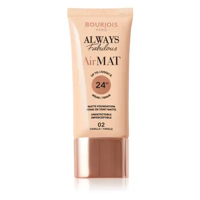 Bourjois Air Mat matující make-up odstín 02 Vanilla 30 ml