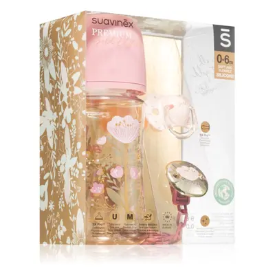 Suavinex Gold Premium Gift Set Pink dárková sada pro miminka