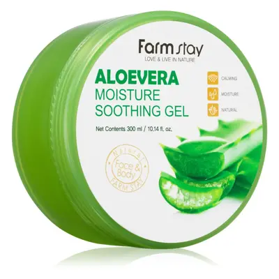 Farmstay Aloe zklidňující hydratační gel na obličej, tělo a vlasy 300 ml