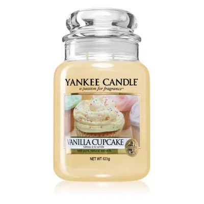 Yankee Candle Vanilla Cupcake vonná svíčka Classic střední 623 g