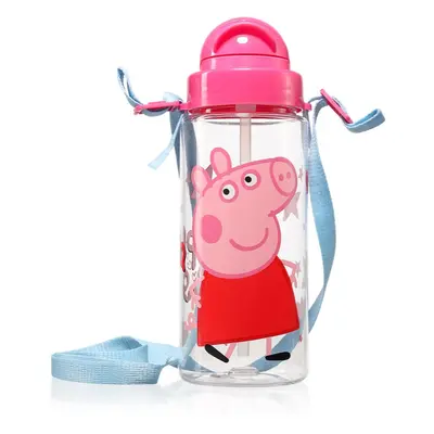 Peppa Pig Tritan Bottle With Strap láhev na vodu pro děti 500 ml