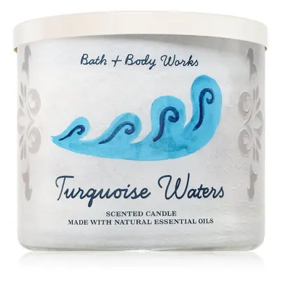 Bath & Body Works Turquoise Waters vonná svíčka 411 g