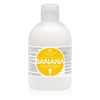 Kallos KJMN Professional Banana posilující šampon s multivitamínovým komplexem 1000 ml