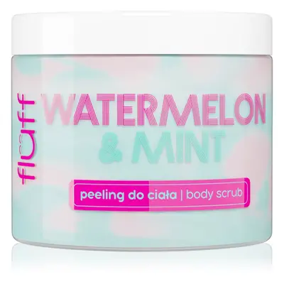 Fluff Watermelon & Mint tělový peeling 160 ml