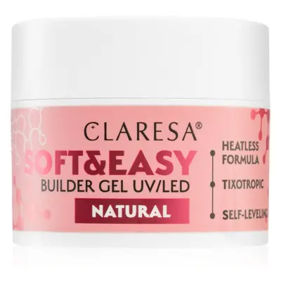 Claresa Soft&Easy Builder Gel podkladový gel na nehty odstín Natural 45 g