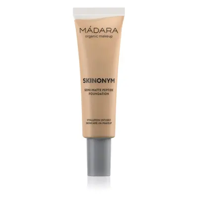 MÁDARA Skinonym Semi-Matte Peptide dlouhotrvající make-up s peptidy odstín Sand 40 30 ml