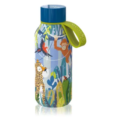 Quokka Solid Kids termoláhev s poutkem Jungle 330 ml