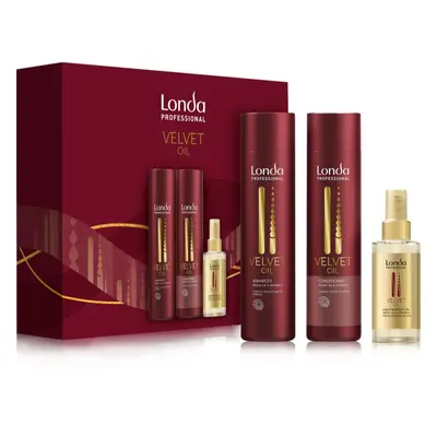 Londa Professional Velvet Oil dárková sada pro suché a normální vlasy