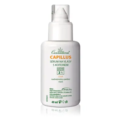 Cannaderm Capillus Kofeinové sérum na vlasy sérum na vlasy s kofeinem 40 ml