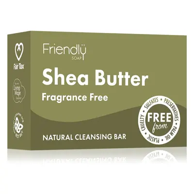 Friendly Soap Shea Butter přírodní mýdlo na obličej 95 g