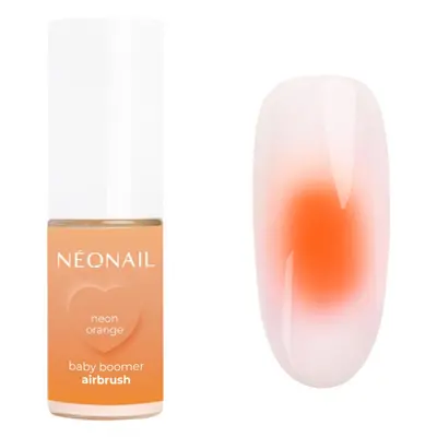 NEONAIL Baby Boomer Airbrush barevný pudr na nehty odstín Neon Orange 5 g