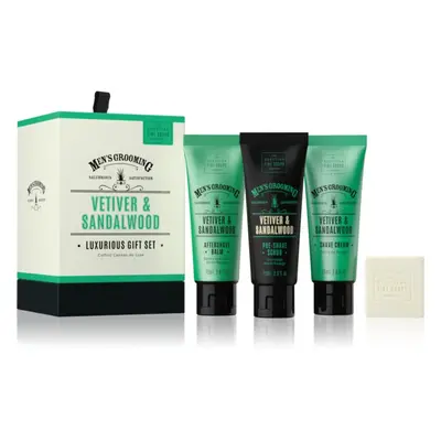 Scottish Fine Soaps Men’s Grooming Vetiver & Sandalwood sada na vousy pro muže