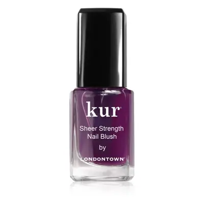 LONDONTOWN Kur Sheer Strength Nail Blush zpevňující a rozjasňující tónovaná péče na nehty odstín