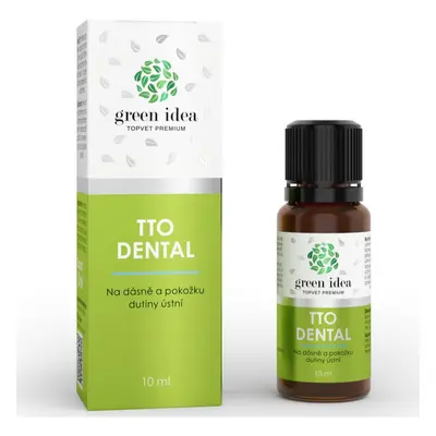 Green Idea TTO DENTAL bylinný přípravek na dásně a pokožku dutiny ústní 10 ml