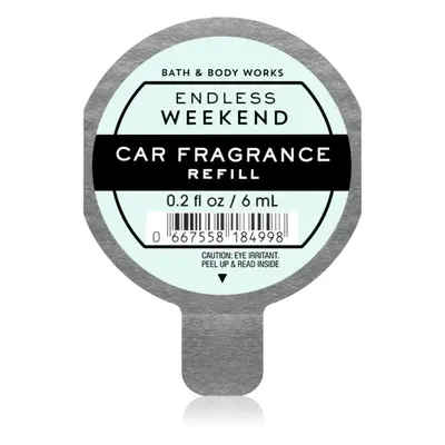 Bath & Body Works Endless Weekend vůně do auta náhradní náplň 6 ml