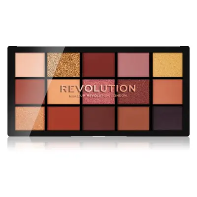 Makeup Revolution Reloaded paleta očních stínů odstín Velvet Rose 15x1,1 g