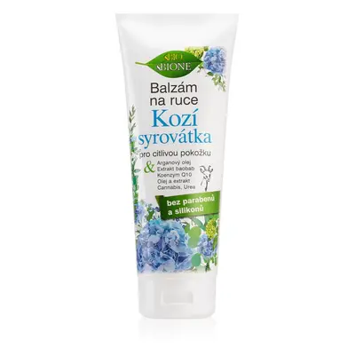 Bione Cosmetics Kozí Syrovátka balzám na ruce pro citlivou pokožku 205 ml