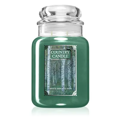 Country Candle White Birch & Rain vonná svíčka 737 g