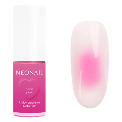 NEONAIL Baby Boomer Airbrush barevný pudr na nehty odstín Neon Pink 5 g