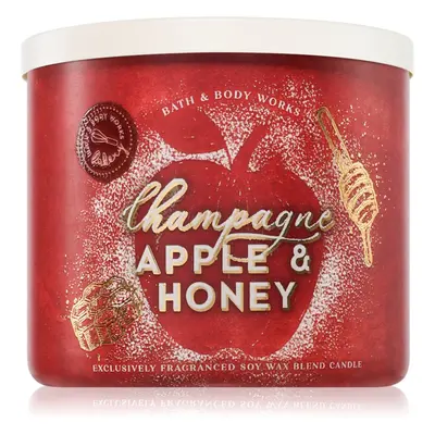 Bath & Body Works Champagne Apple & Honey vonná svíčka 411 g