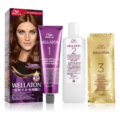 Wella Wellaton Intense permanentní barva na vlasy s arganovým olejem odstín 5/4 Chestnut 1 ks