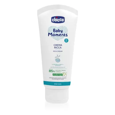 Chicco Baby Moments Rich Cream vyživující krém pro děti od narození 0 m+ 100 ml